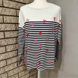 Nwt Joules Heart Harbor Long Sleeve Tee Size 6